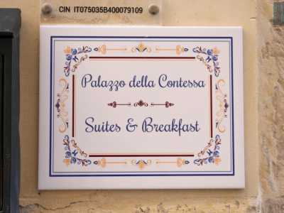 Non � infatti un caso che il b&b sia stato chiamato �Palazzo della Contessa�